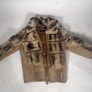 Vintage Y2K BabyPhat Fur Coat